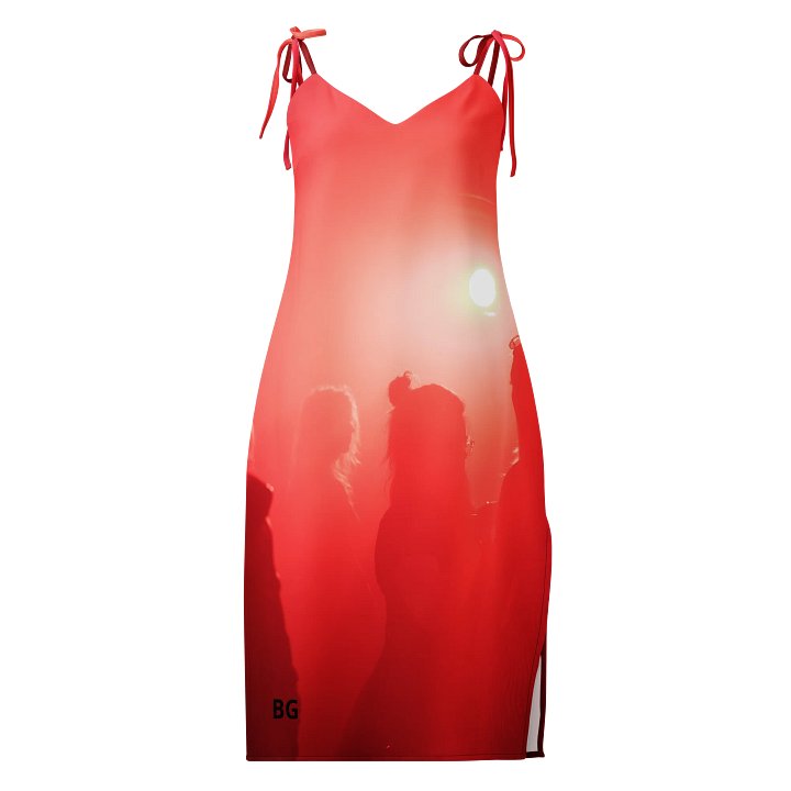 'Girls Are Down' All-Over Slip Dress product image (2)