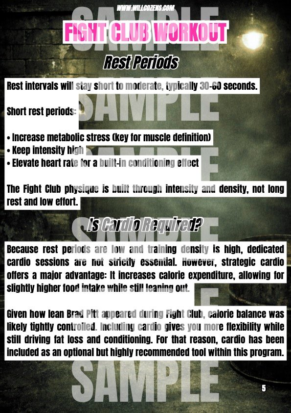 Fight Club Program product image (6)