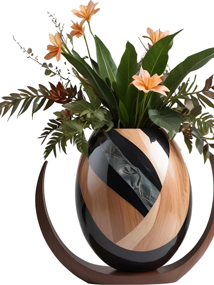 Dream of Eternity – Art Deco Vase PNG product image (1)
