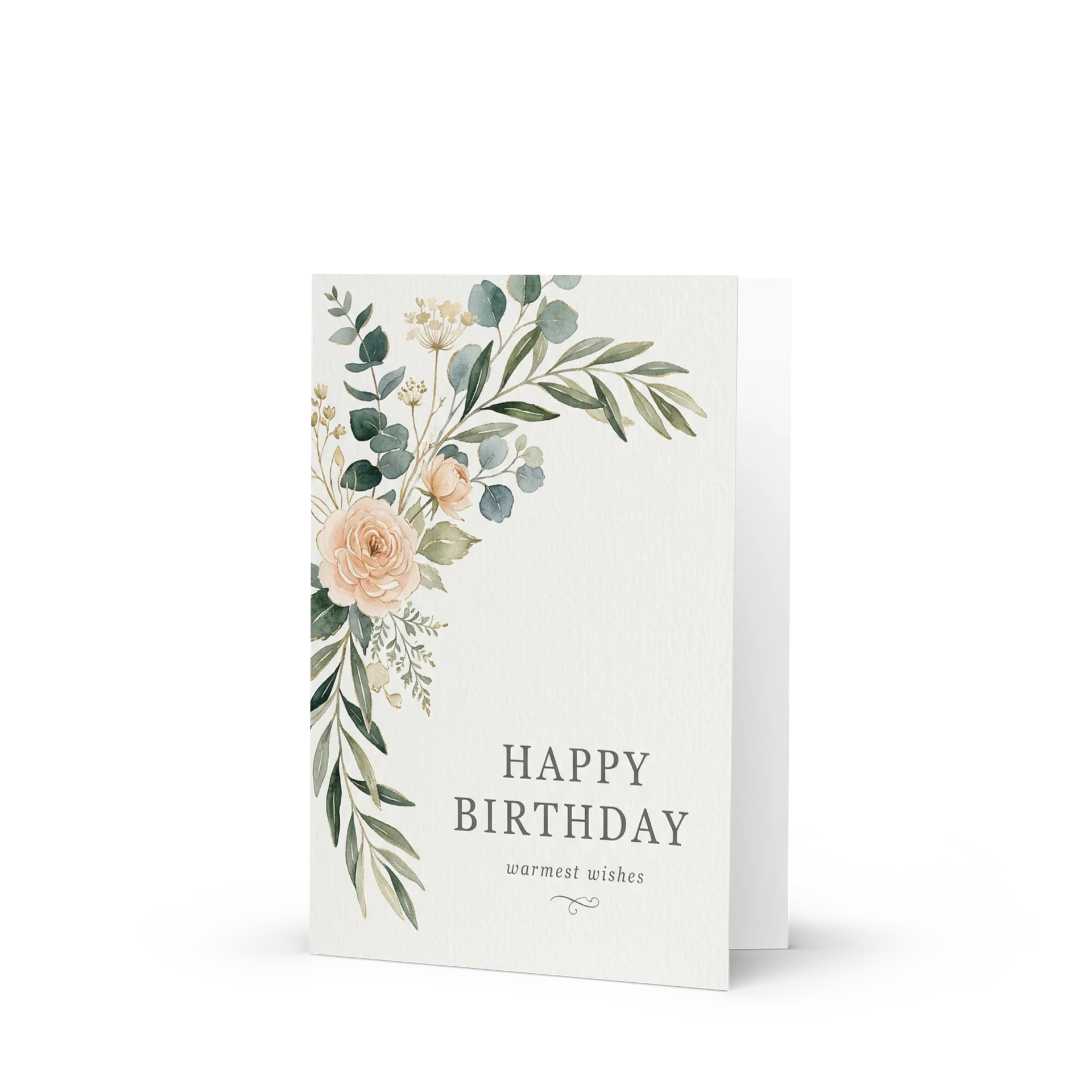 Elegant Floral Birthday Card product image (1)