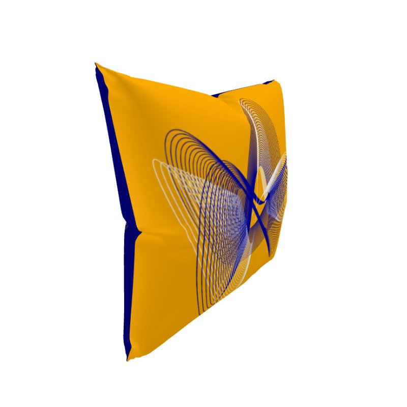 Lissajous Dance - Lissajous Figures Mathematical Art Pillow product image (3)