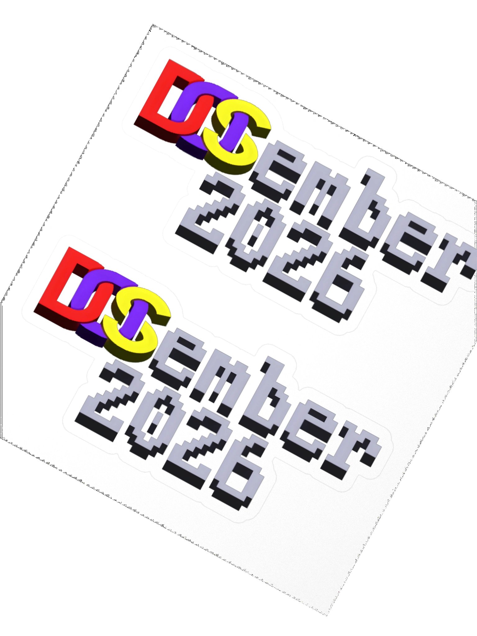DOSember 2026 Sticker (2-pack) product image (4)