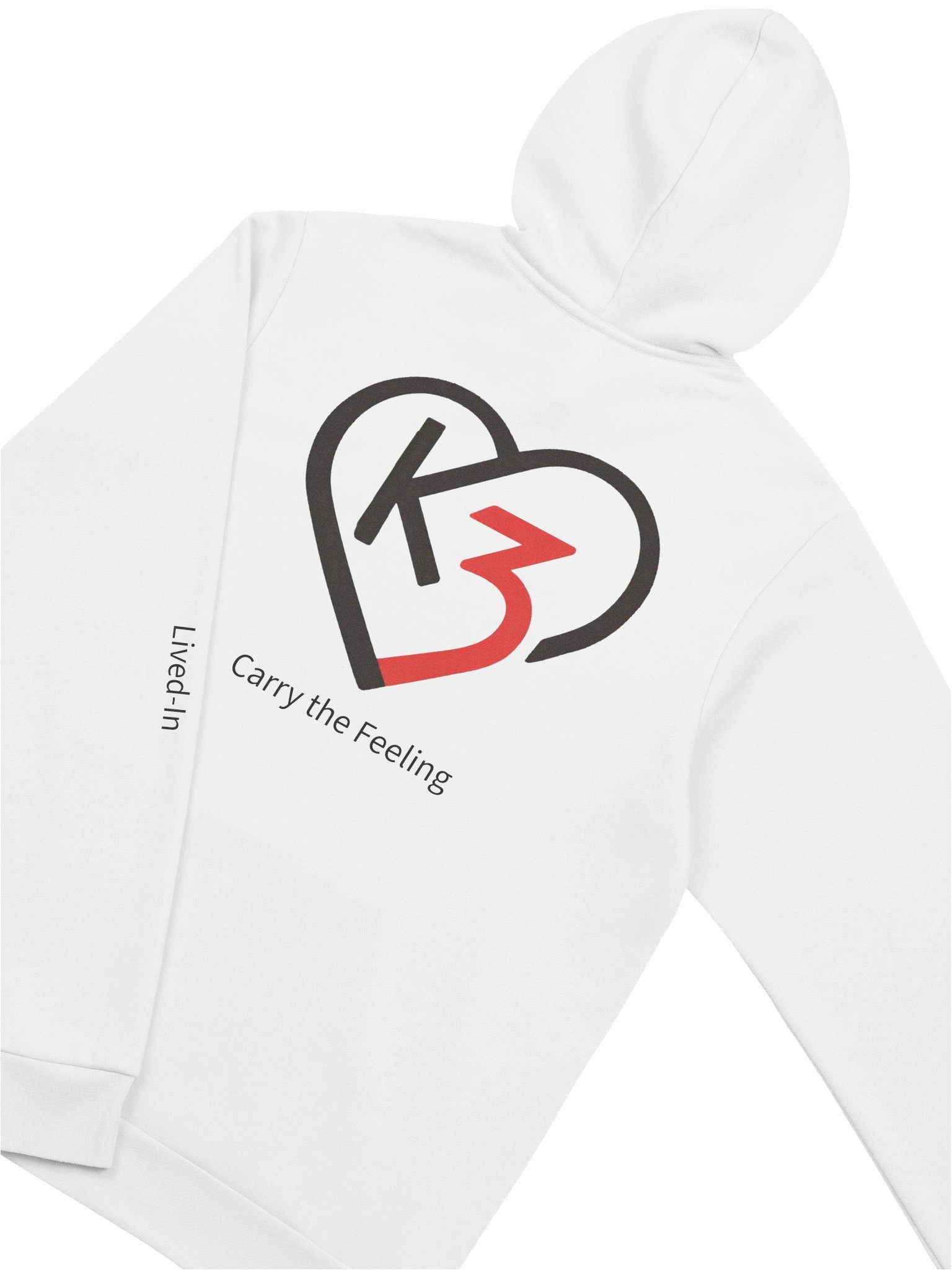 Carry the Feeling™ | CORE Heartmark Hoodie (Black Logo) | Everyday Fit product image (5)