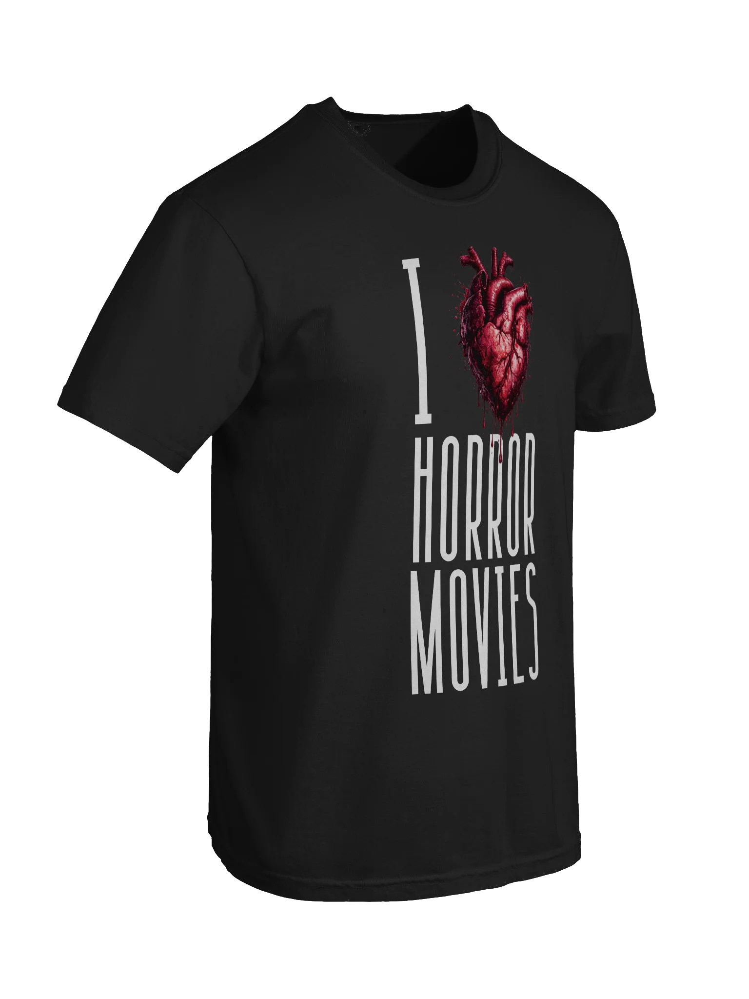 I Love Horror Movies (Heart) T-Shirt product image (8)