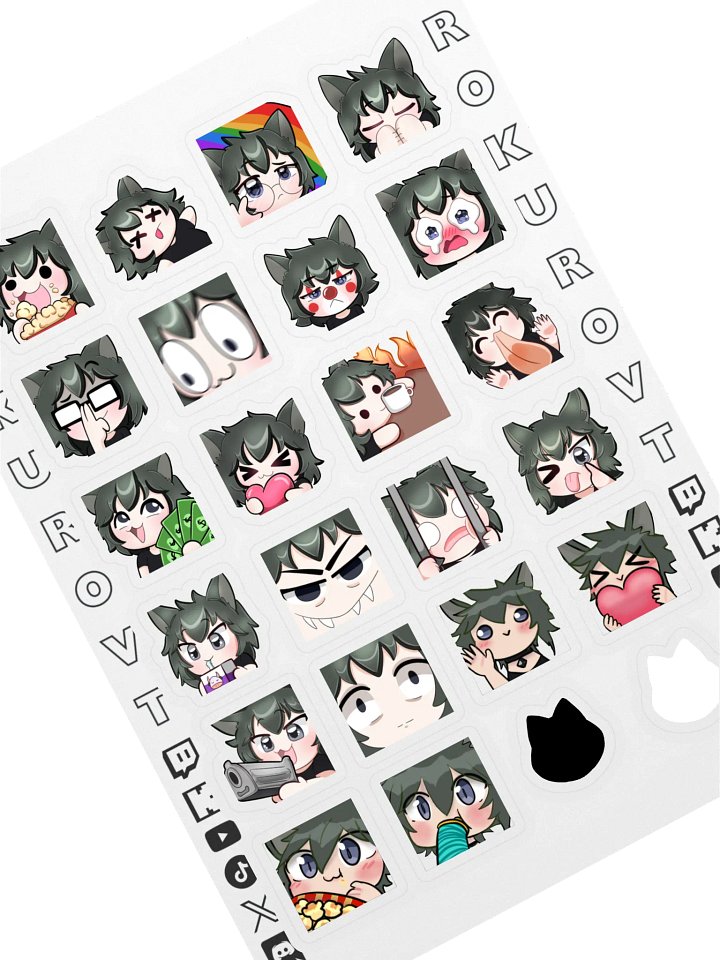 Cut Sticker Emotes Gen. 1 y 2 product image (1)