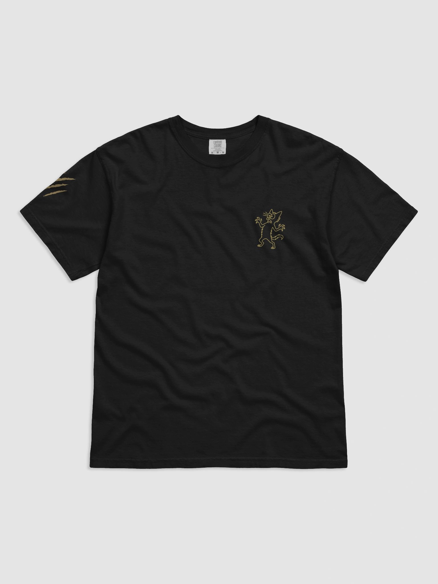 Scaredy Cat Sketch T-Shirt product image (2)