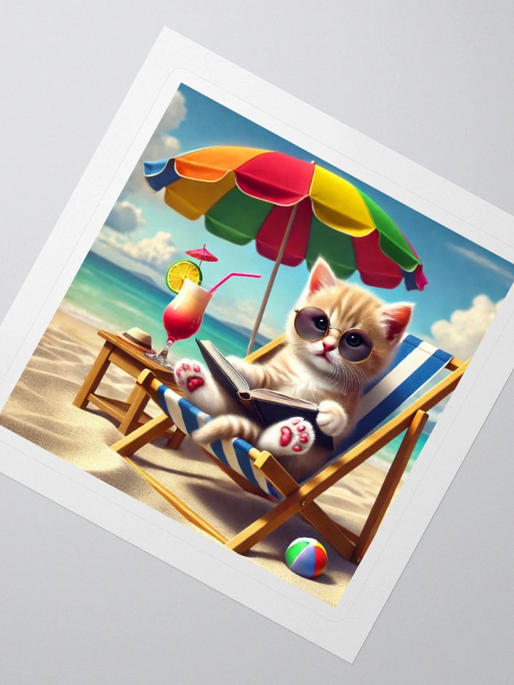 Beach Vibes: Relaxed Kitty product image (2)