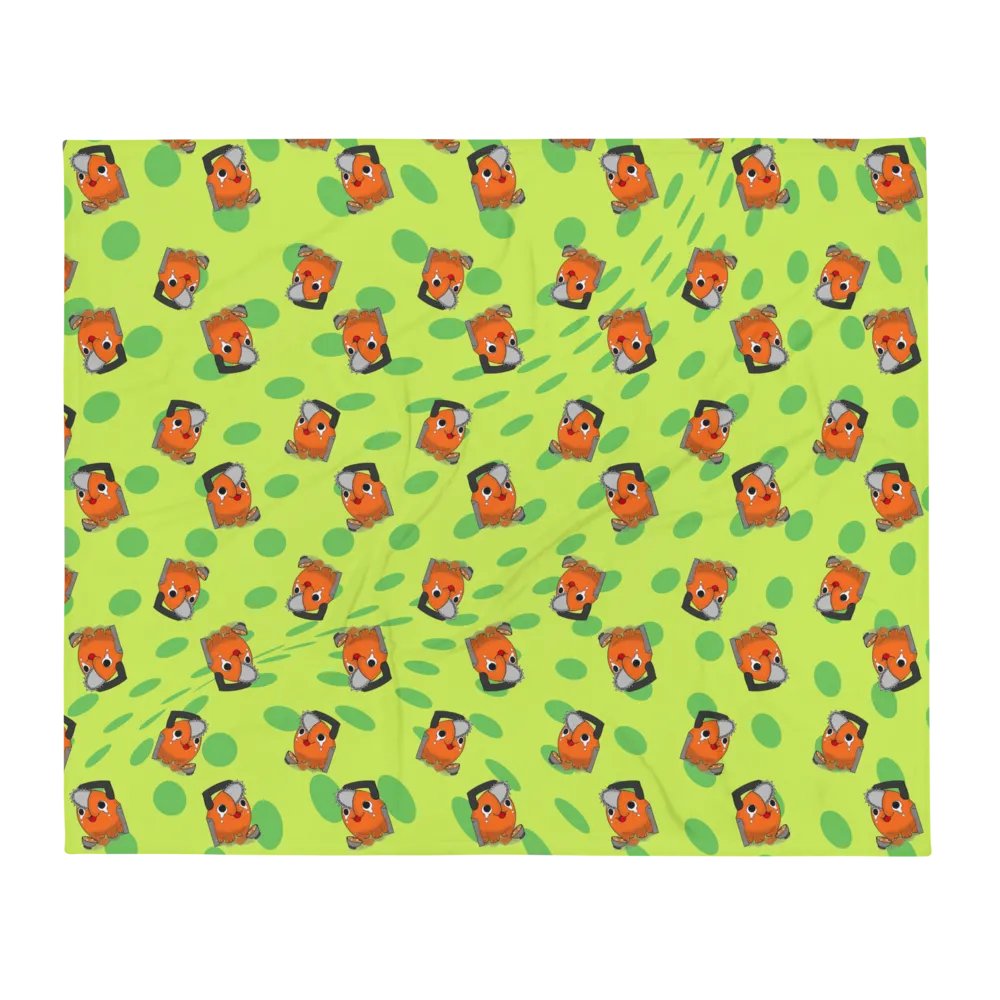 Pochita Ramen Throw Blanket product image (2)