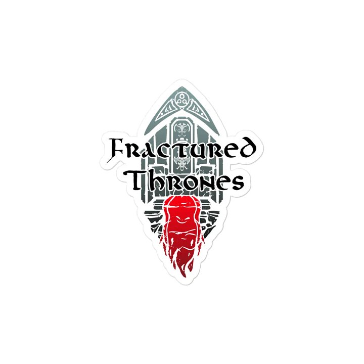 Standard Fractured Thrones Logo Magnet product image (2)