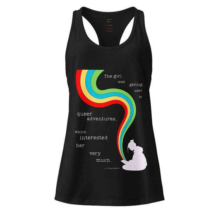 queer adventures racerback tank product image (1)