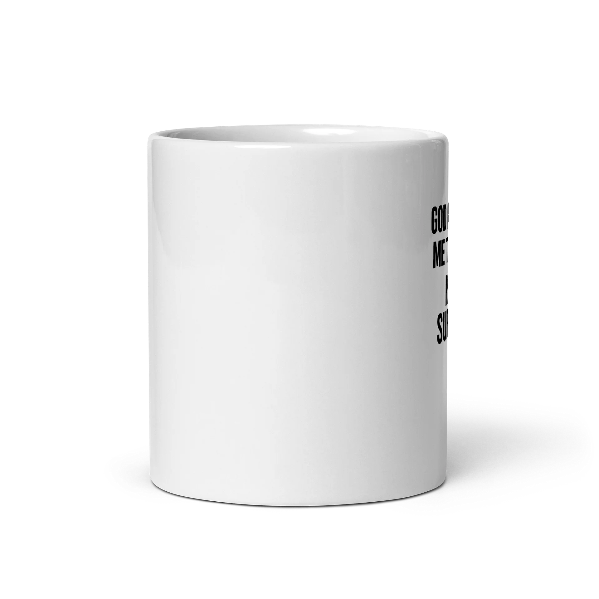 God Brought Me Through Real Survival Inspirational Mug | GBMT Testimony Coffee Cup (11oz / 15oz) product image (5)