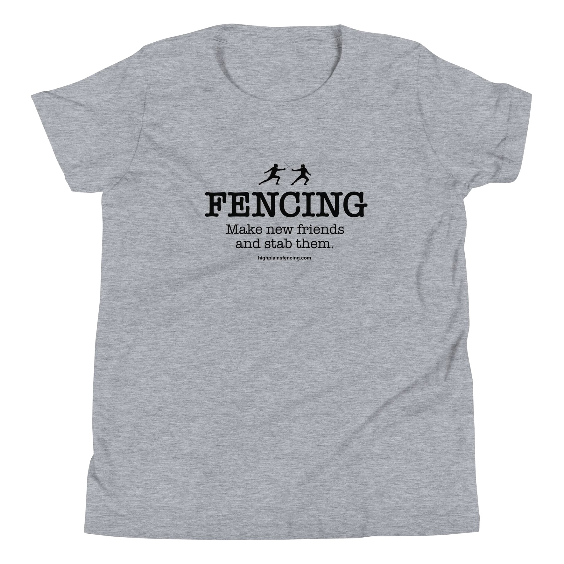 FENCING Make new friends ...Youth T-Shirt product image (7)