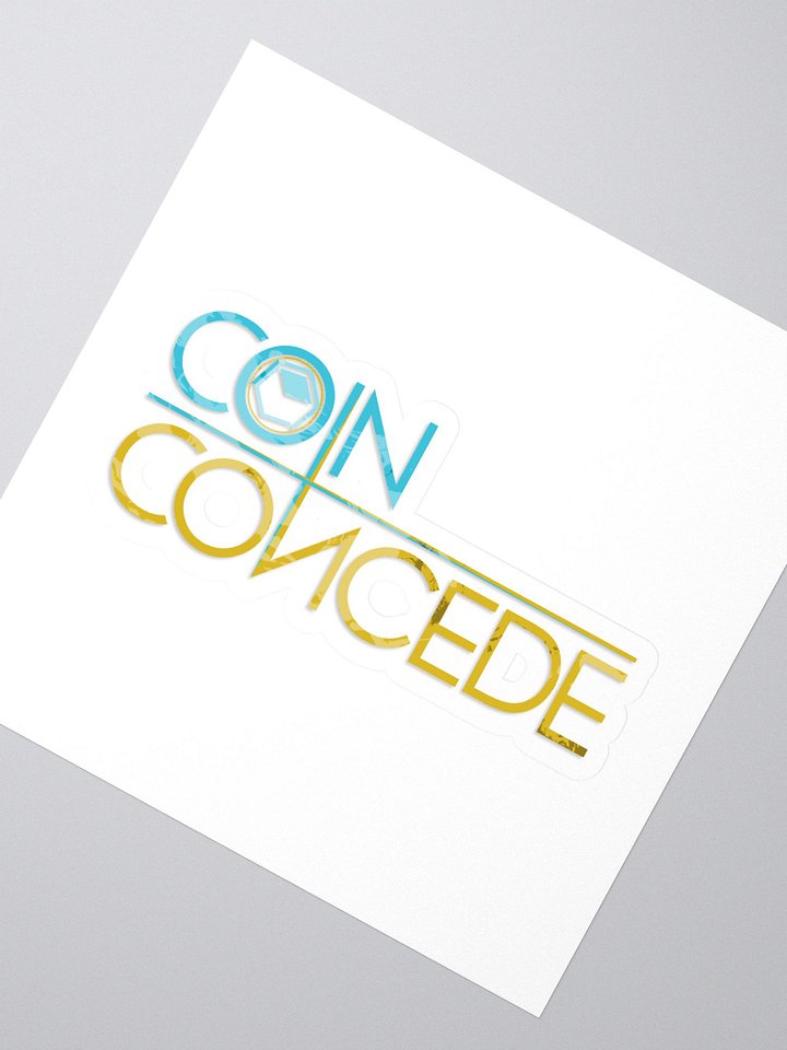 Coin Concede Kiss Cut Sticker product image (2)