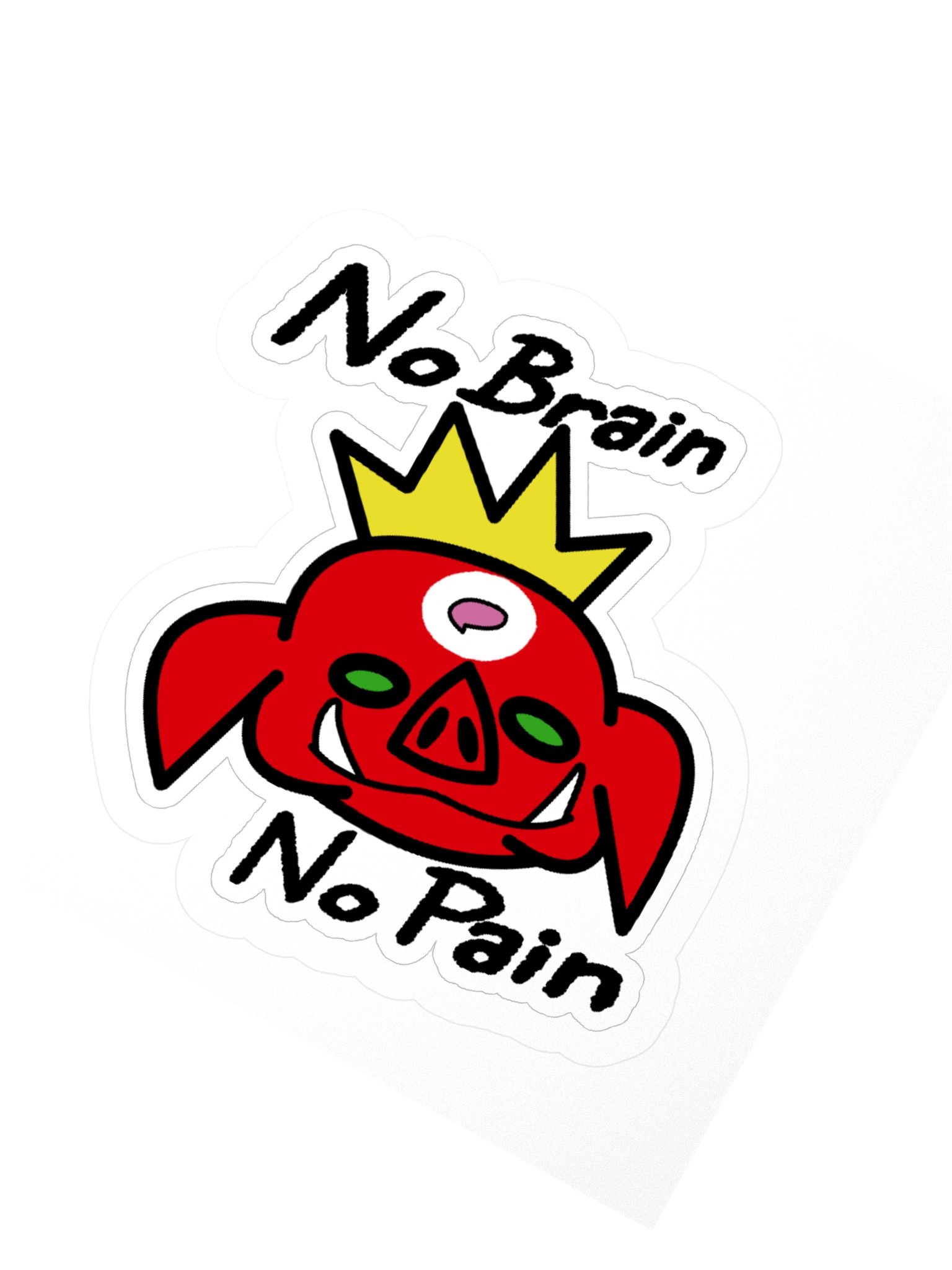 No Brain Sticker! product image (5)