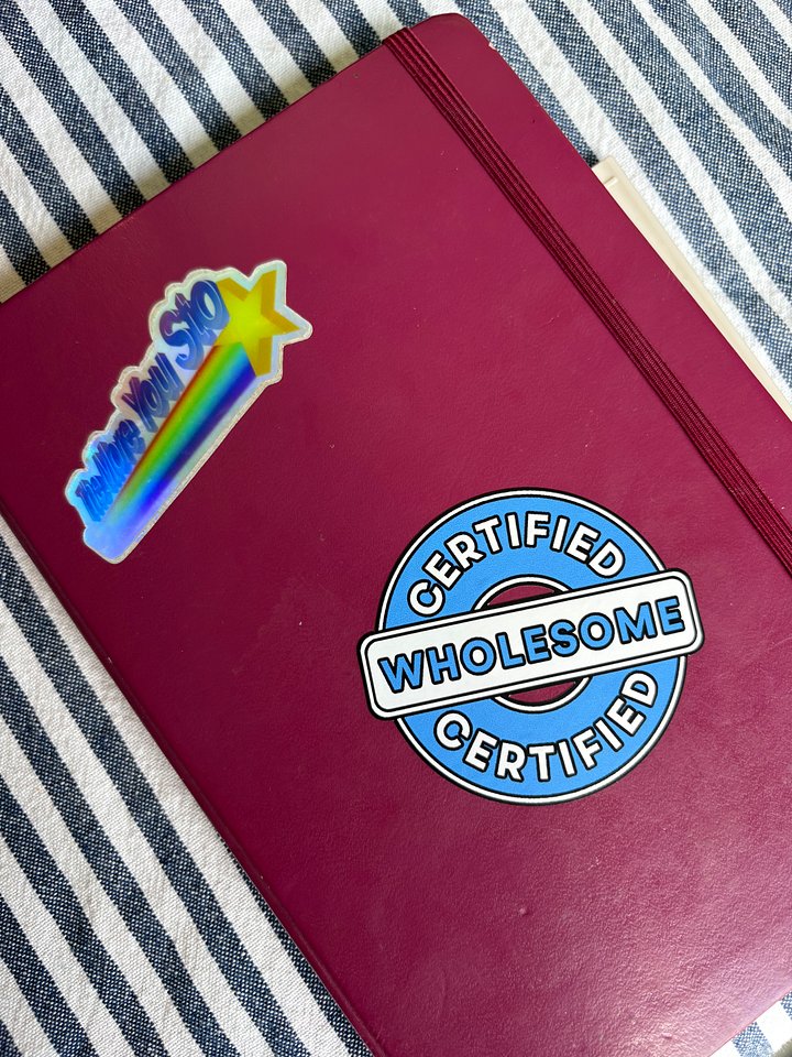 Certified Wholesome transfer sticker product image (2)