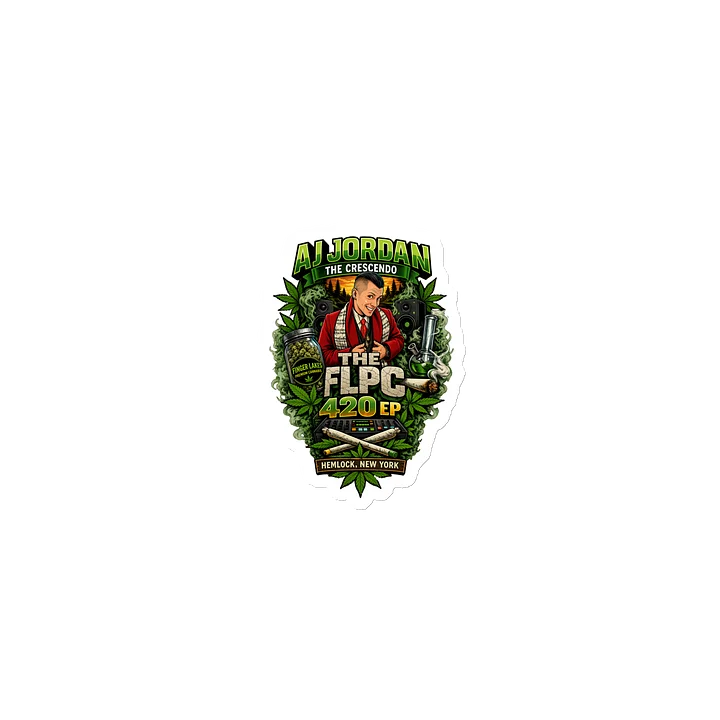 AJ Jordan - FLPC 420 Die Cut Stickers product image (1)