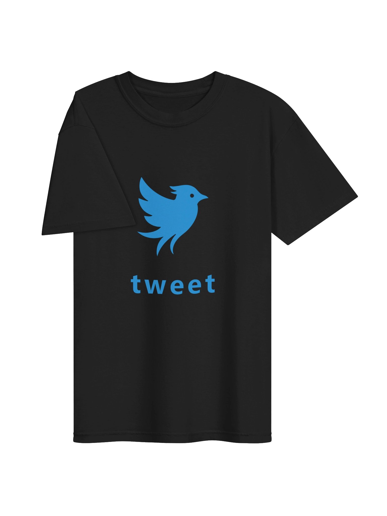 Tweet Logo Bluebird Black T-Shirt product image (3)