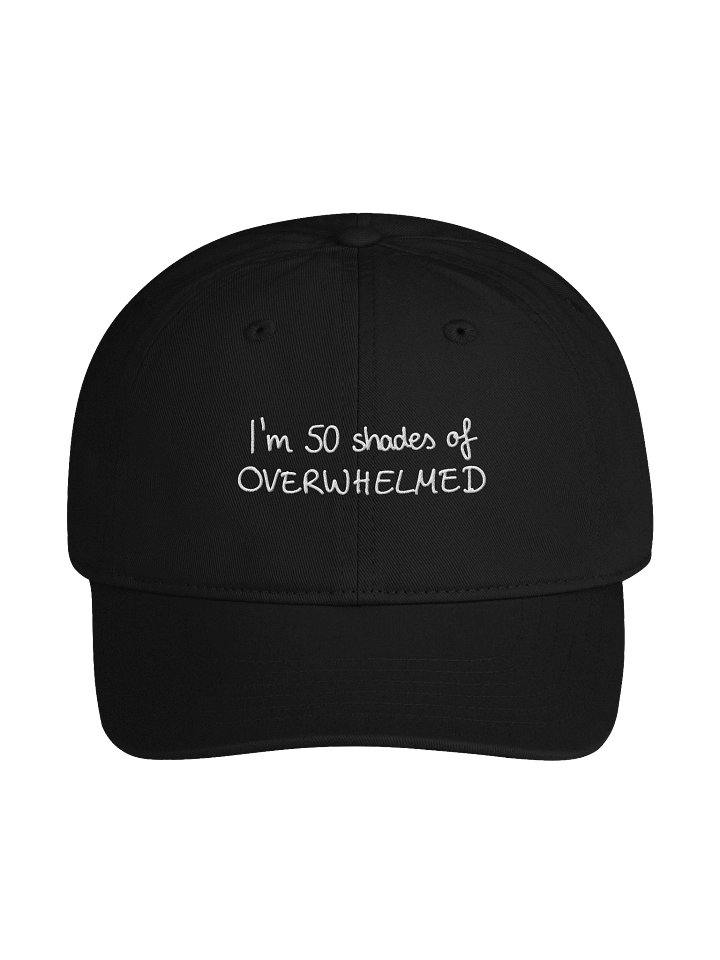 Overwhelmed - Organic Hat, Dark product image (1)
