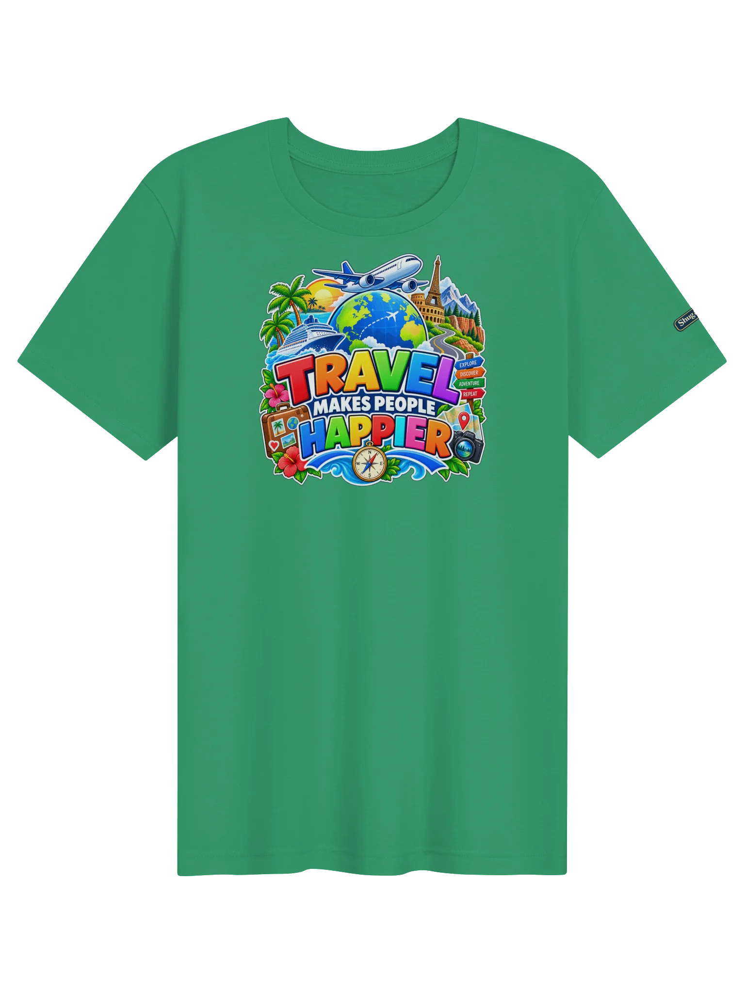 Travel Makes People Happier T-shirt product image (31)