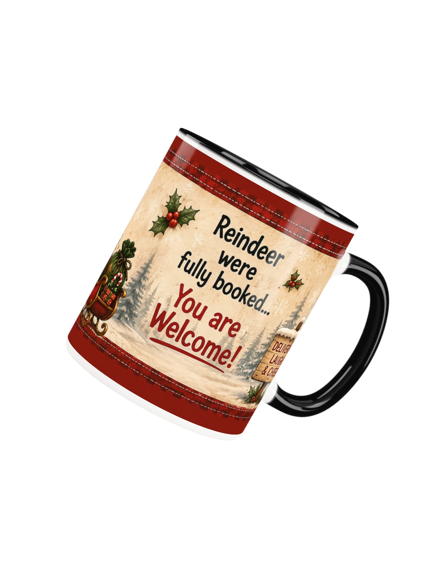 Reindeer Were Fully Booked Christmas Mug product image (27)