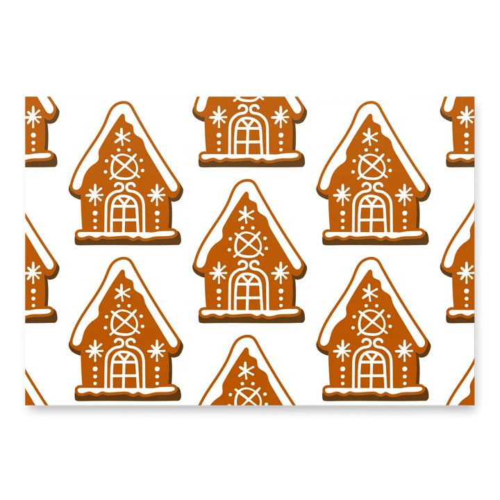 Gingerbread House Wrapping Paper product image (1)