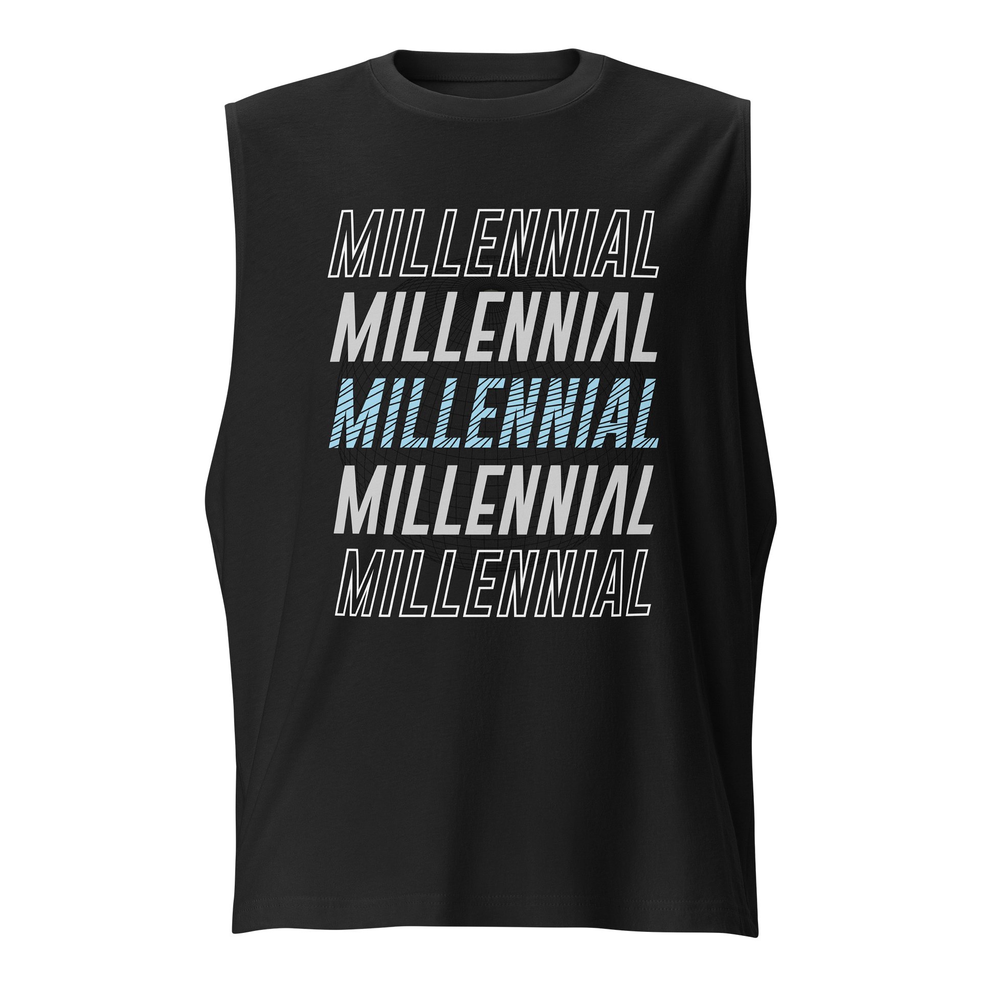 MILLENNIAL REPEAT MEN'S TANK product image (1)
