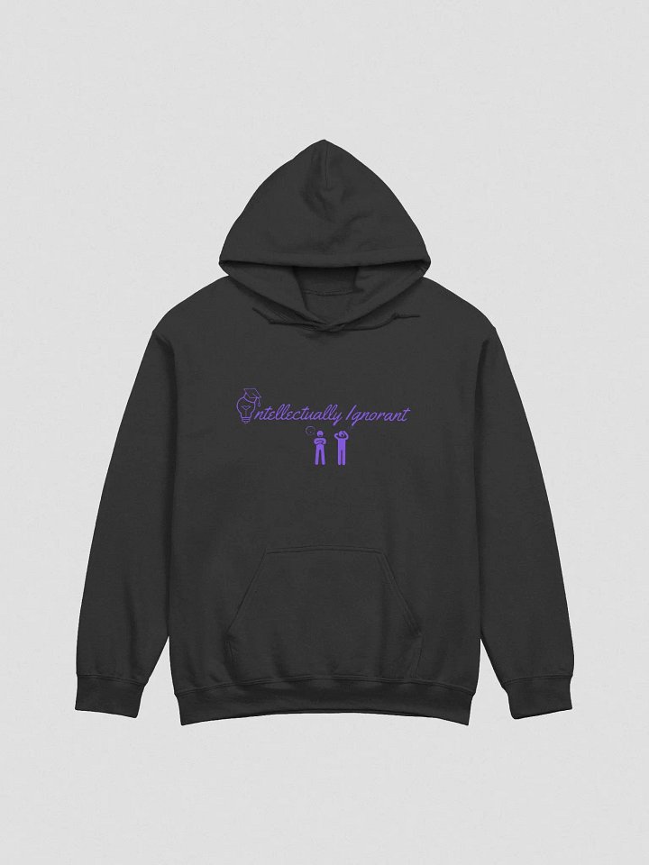 Intellectually Ignorant (Purple Logo) Hoodie product image (1)