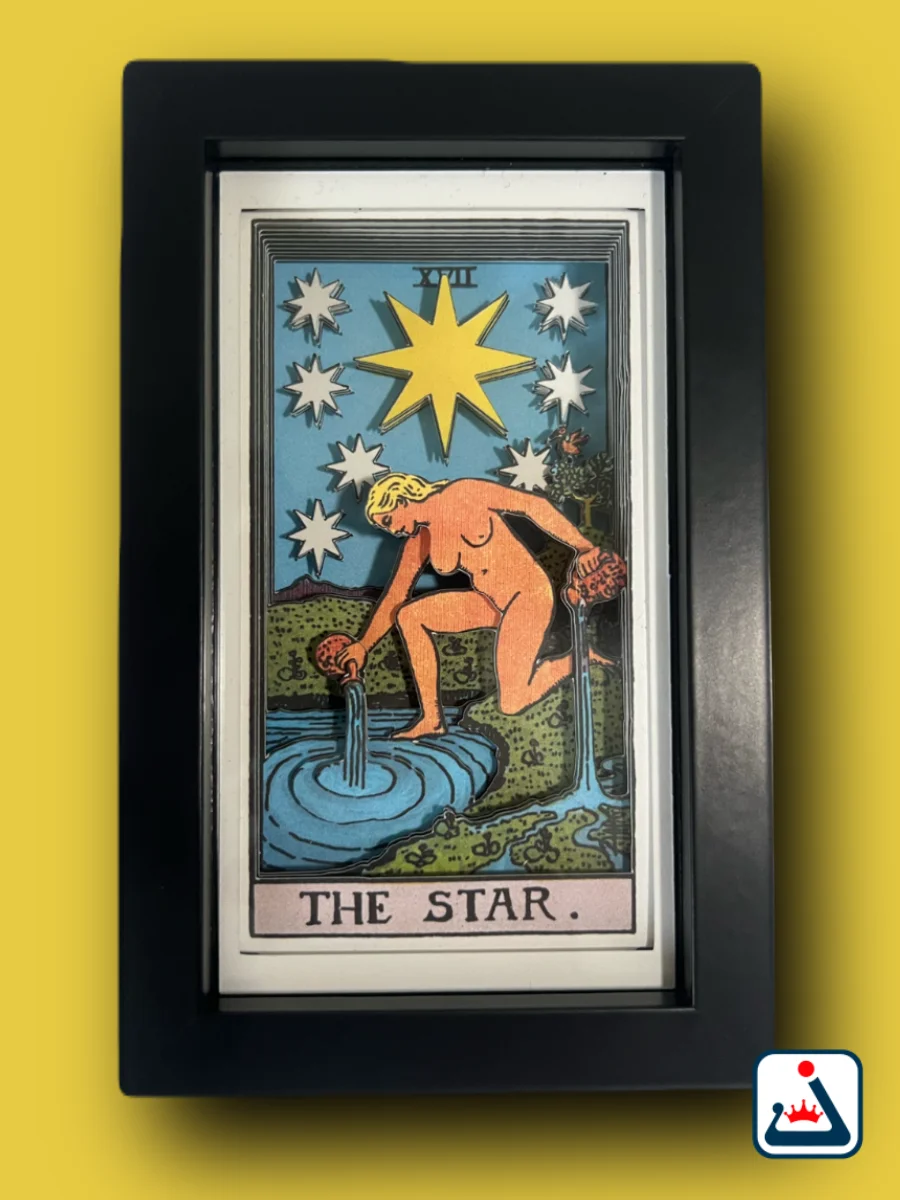The Star – 3D Tarot Shadow Box Art product image (1)