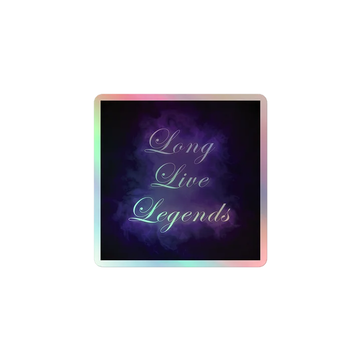 Long Live Legends Purple Holo Sticker product image (1)