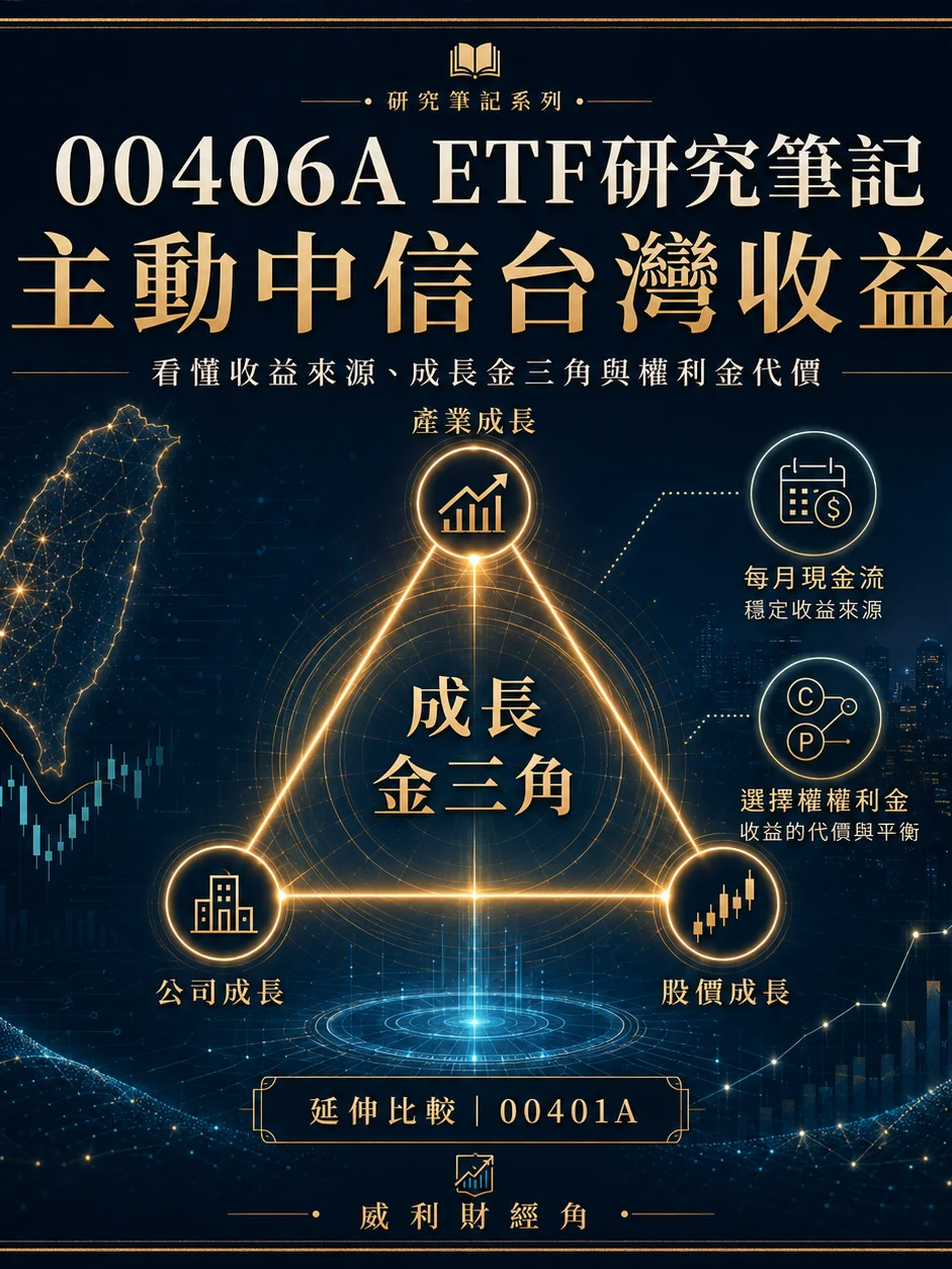 00406A研究筆記：真正狠的不是月配，是成長金三角 product image (1)