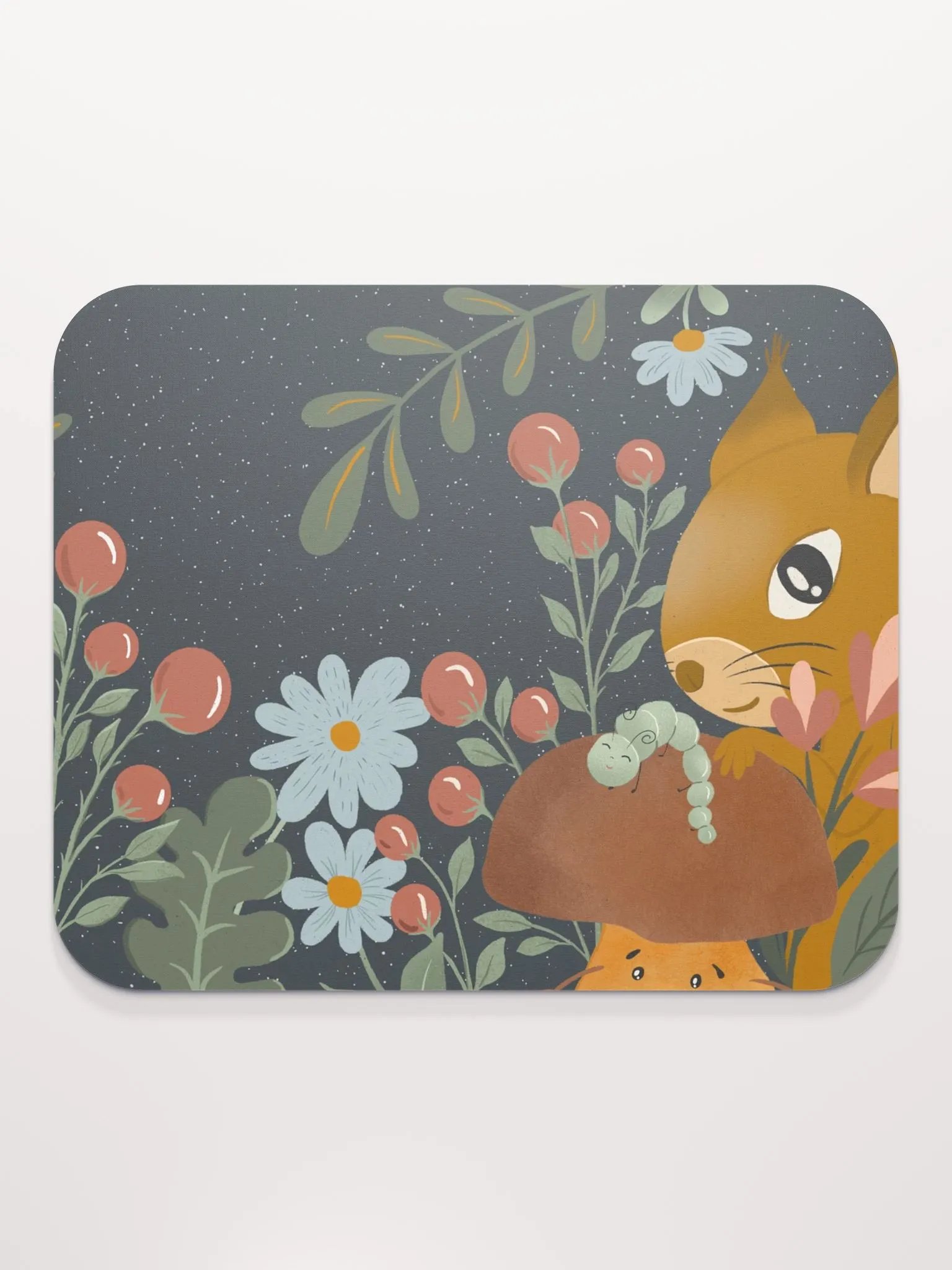 Curious Squirrel Mouse Pad product image (2)