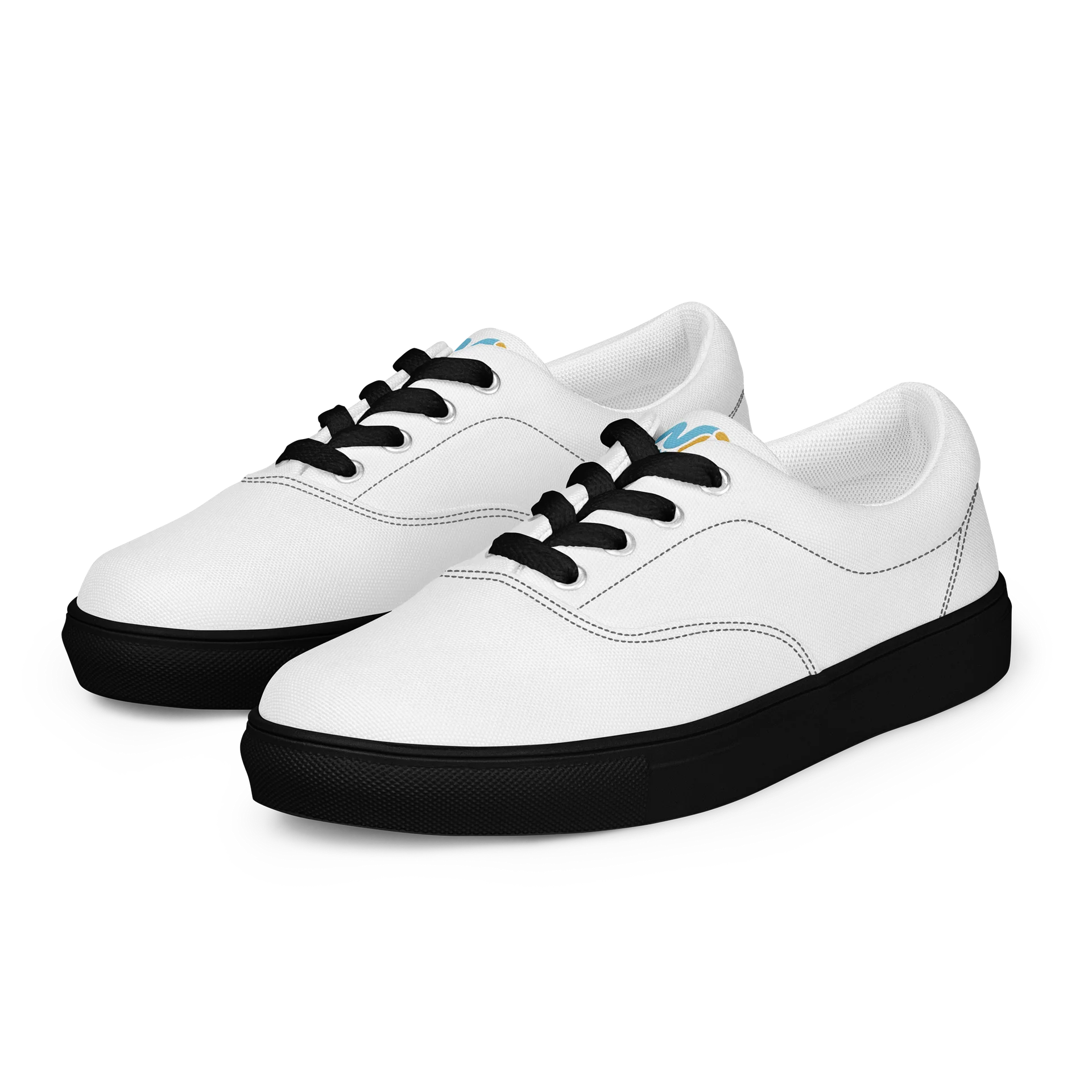 'WB' Men's Lace-Up Canvas Shoes product image (4)