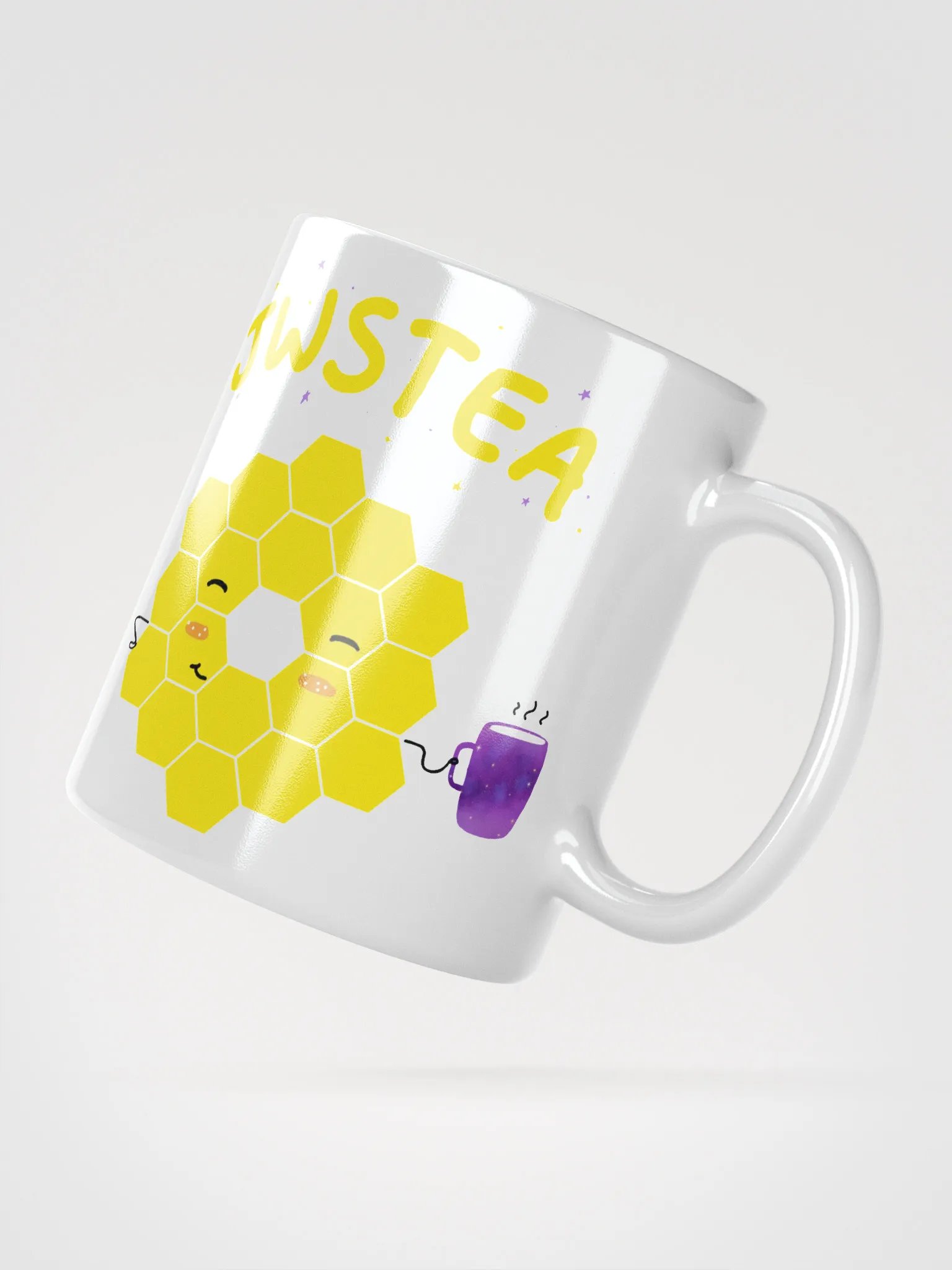 JWSTea Face White Mug product image (2)