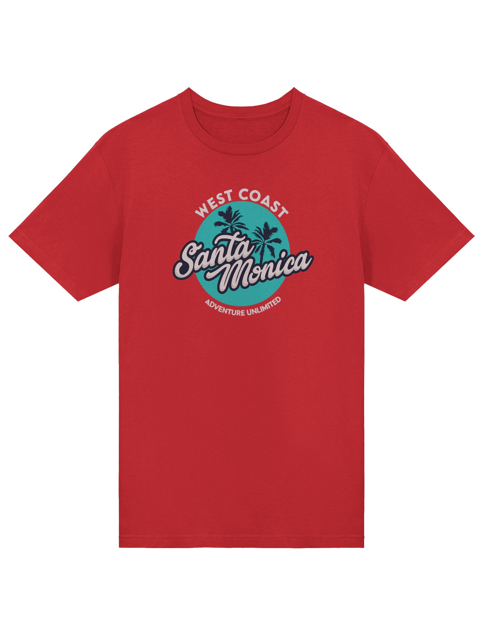 "Santa Monica Adventure Unlimited" West Coast T-Shirt product image (5)