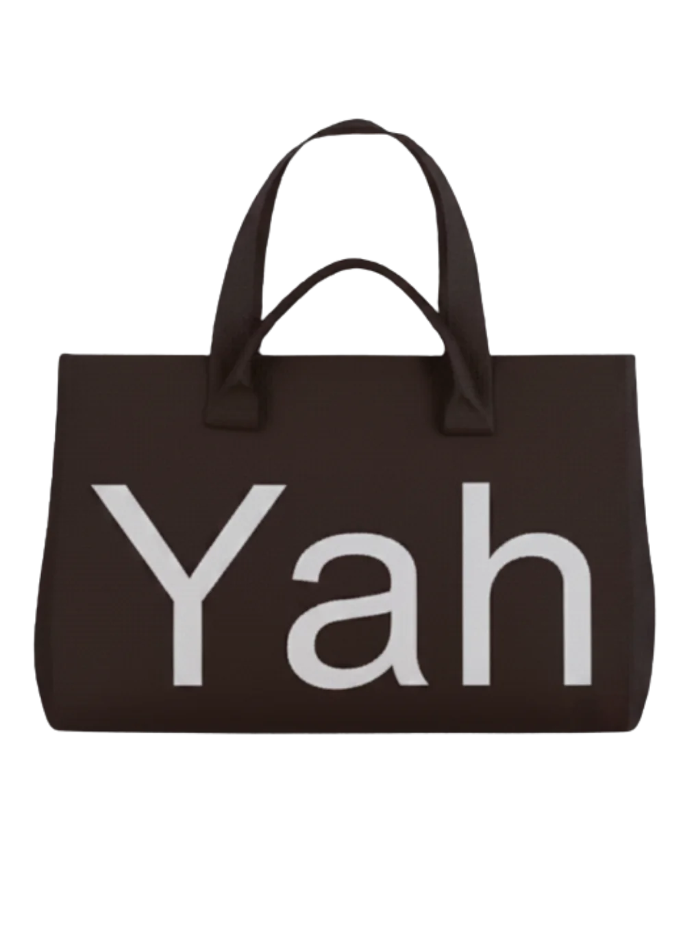 Chocolate Brown Yahweh Tote Bag With Scripture product image (1)
