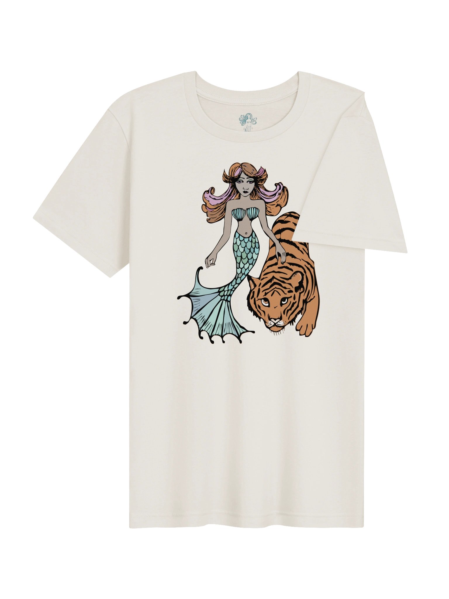 Unisex Mermaid Tiger T-shirt product image (4)