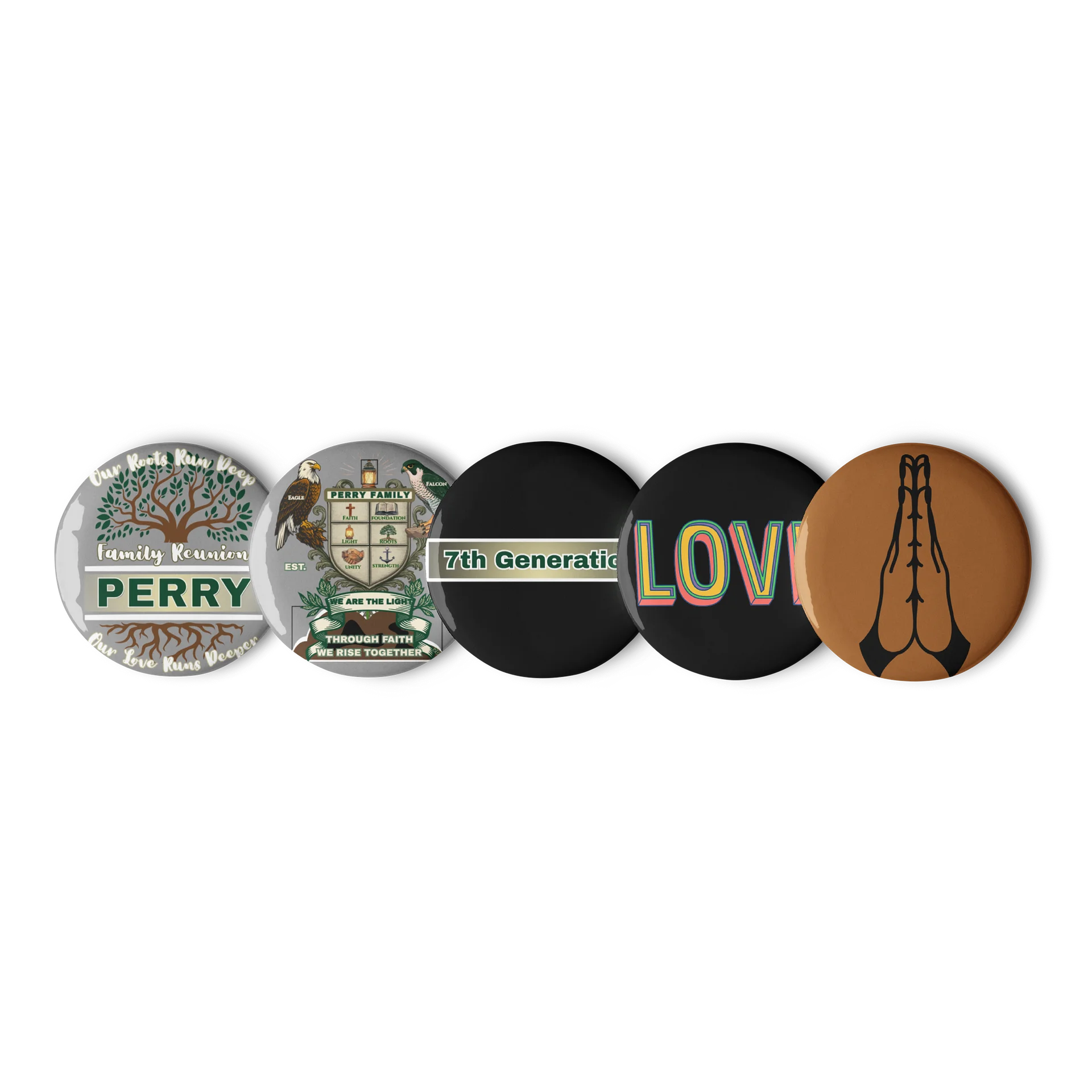 Pin Buttons for 7th Generation Perry Family Reunion 2026 | Legacy Edition product image (1)