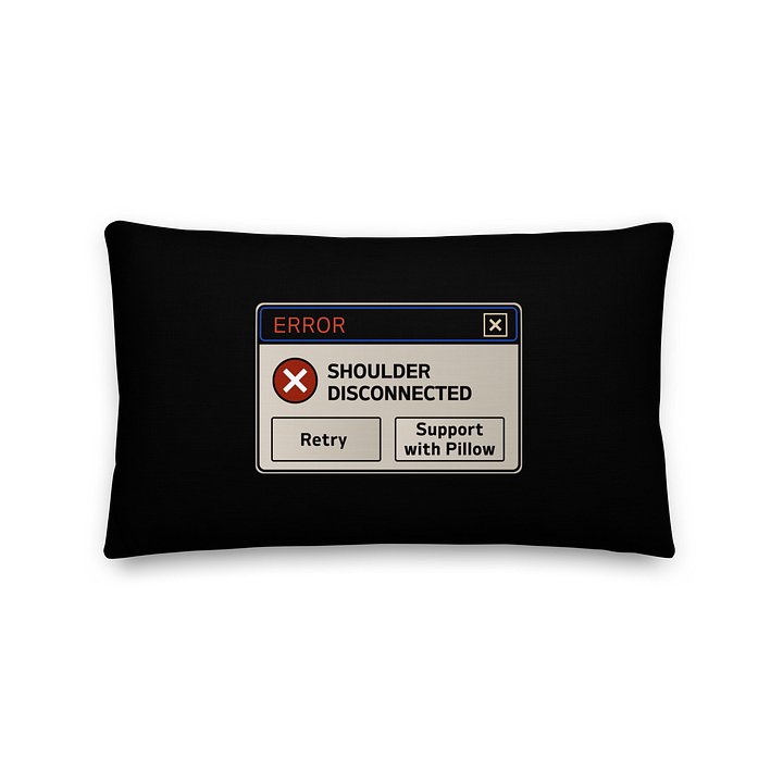 Shoulder Disconnected Pillow | Chronic Pain & Hypermobility Support Humor product image (1)