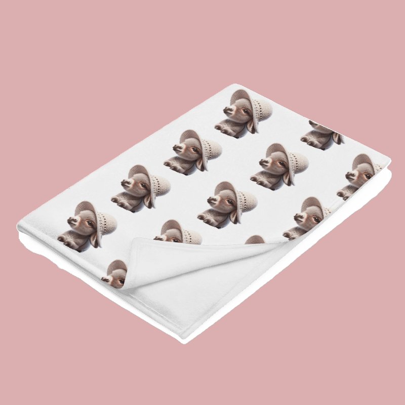 Donkey Vibes Throw Blanket product image (3)