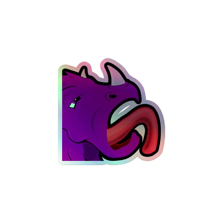 Vella Lick Holo Sticker product image (1)