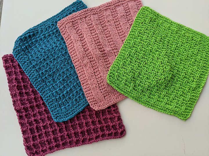 Knit Kitchen Towel Patterns (4 pcs Set) product image (1)