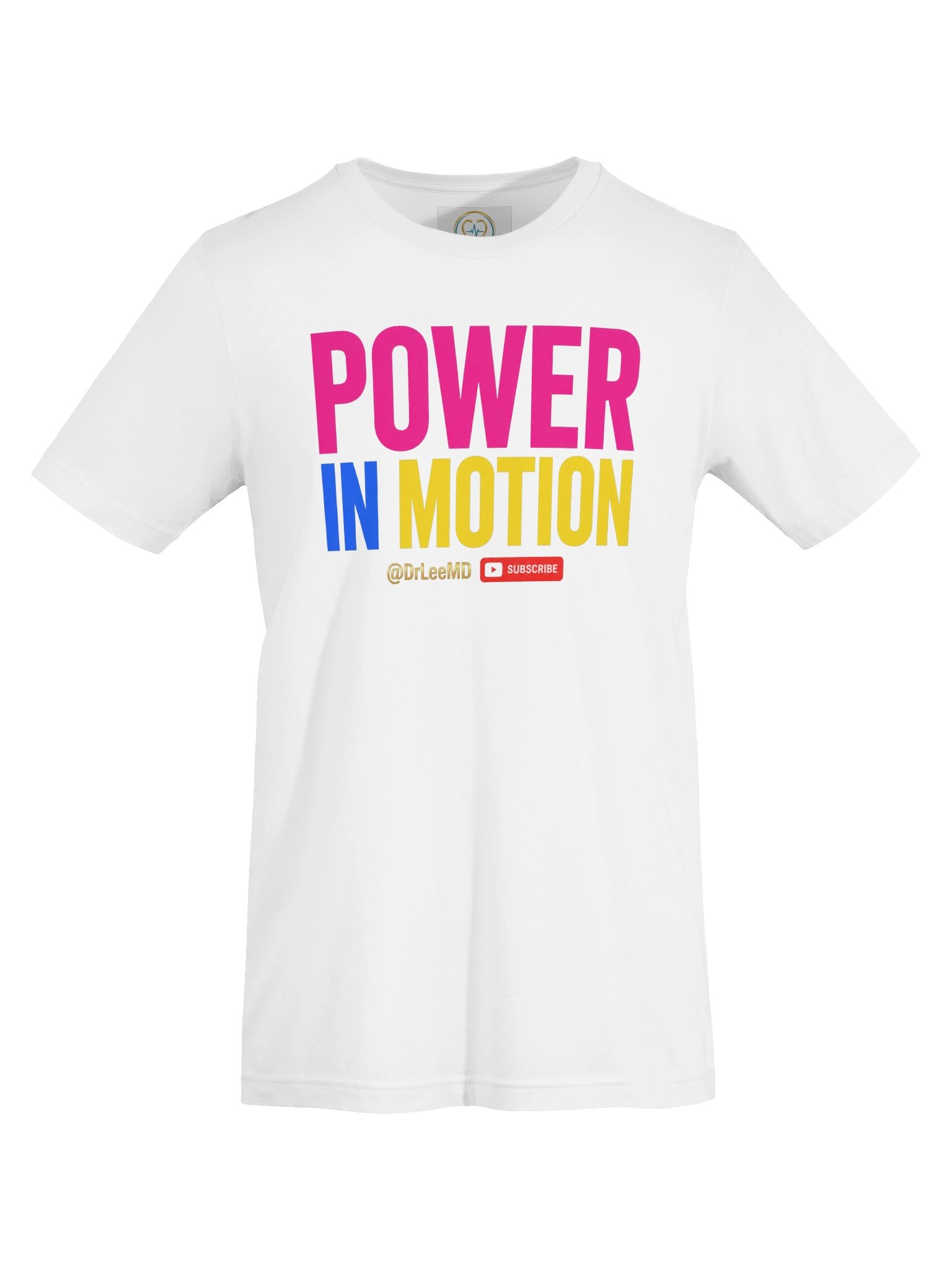 Power in Motion — White | Unisex T-Shirt product image (7)