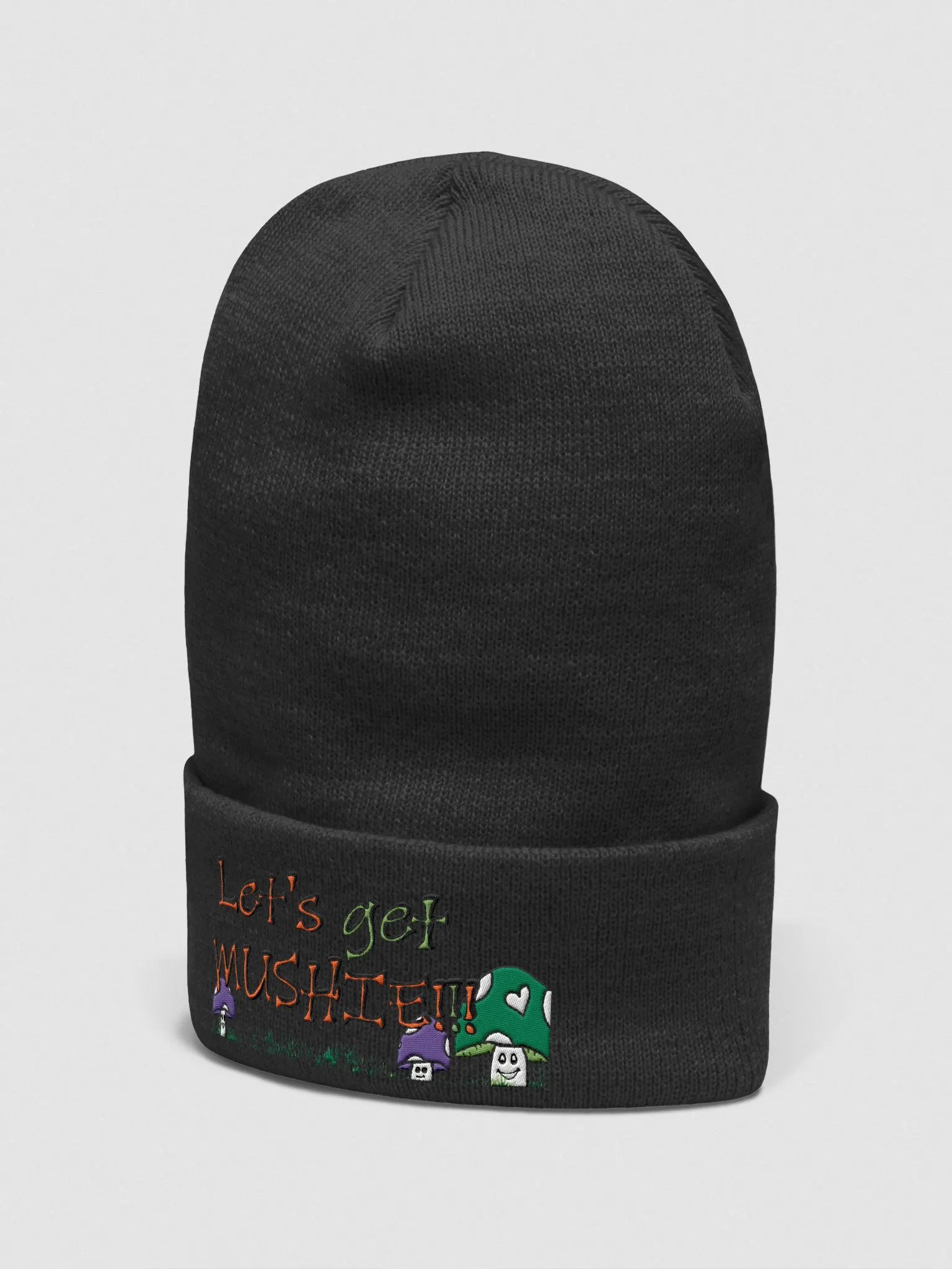Mushie Madness Embroidered Beanie product image (2)