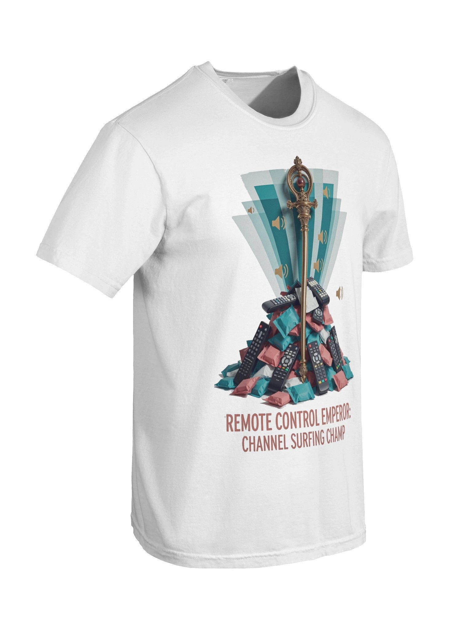 Remote Control Emperor T Shirt, Channel Surfing Champ Mug, Funny Dad Gift product image (8)