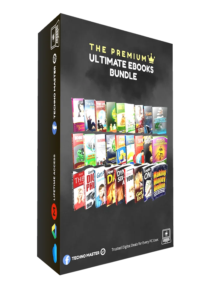 100K+ Ultimate Books Bundle – The Largest Digital Library for Readers & Resellers product image (1)