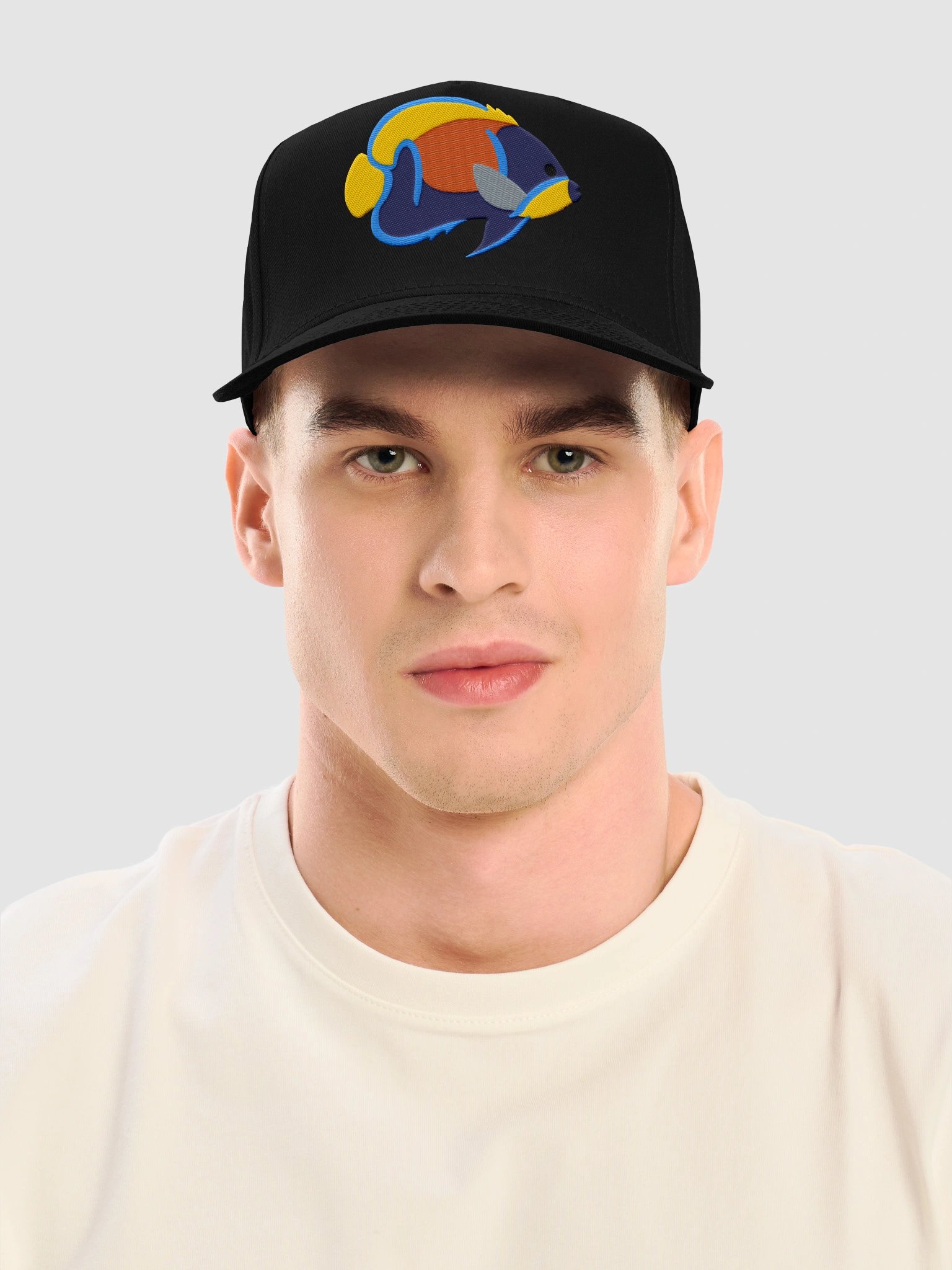 Majestic Angelfish Mid-Profile Baseball Cap (Embroidered) for Reef and Marine Aquarium Lovers product image (2)