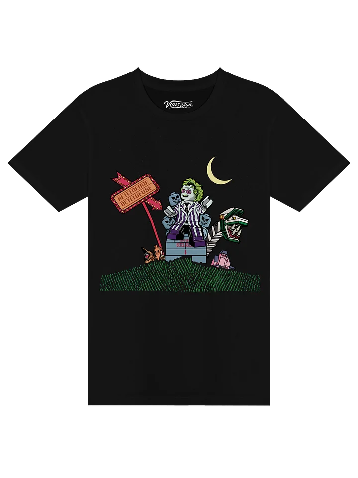 Beetlejuice Lego-Style Haunted Hill Premium T-Shirt product image (1)