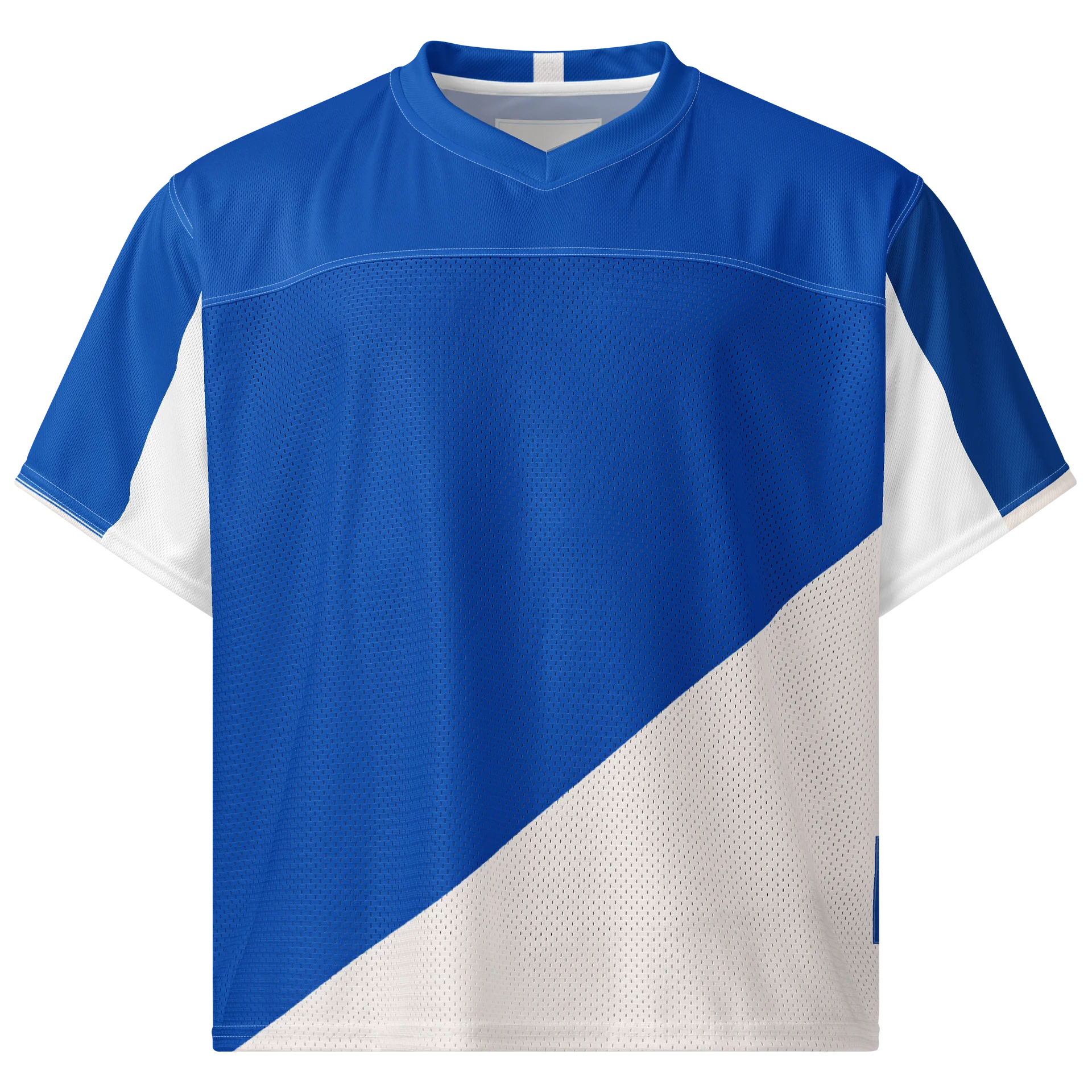 Blue Colorblock Structural Jersey product image (1)