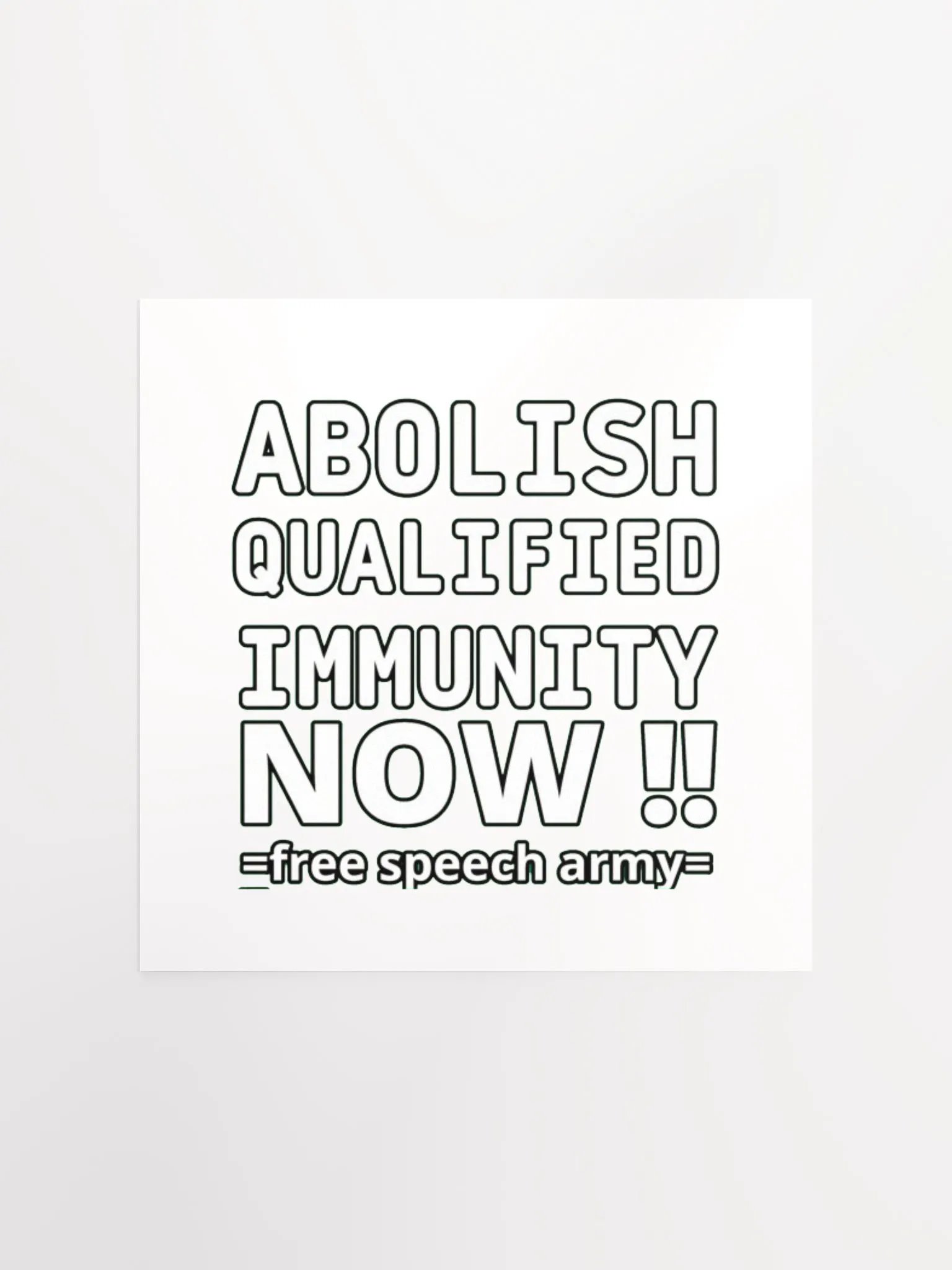 ABOLISH QUALIFIED IMMUNITY NOW product image (2)