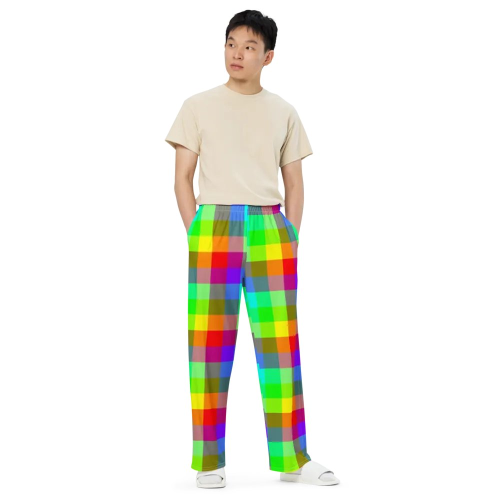 Rainbow Checker Pants product image (6)